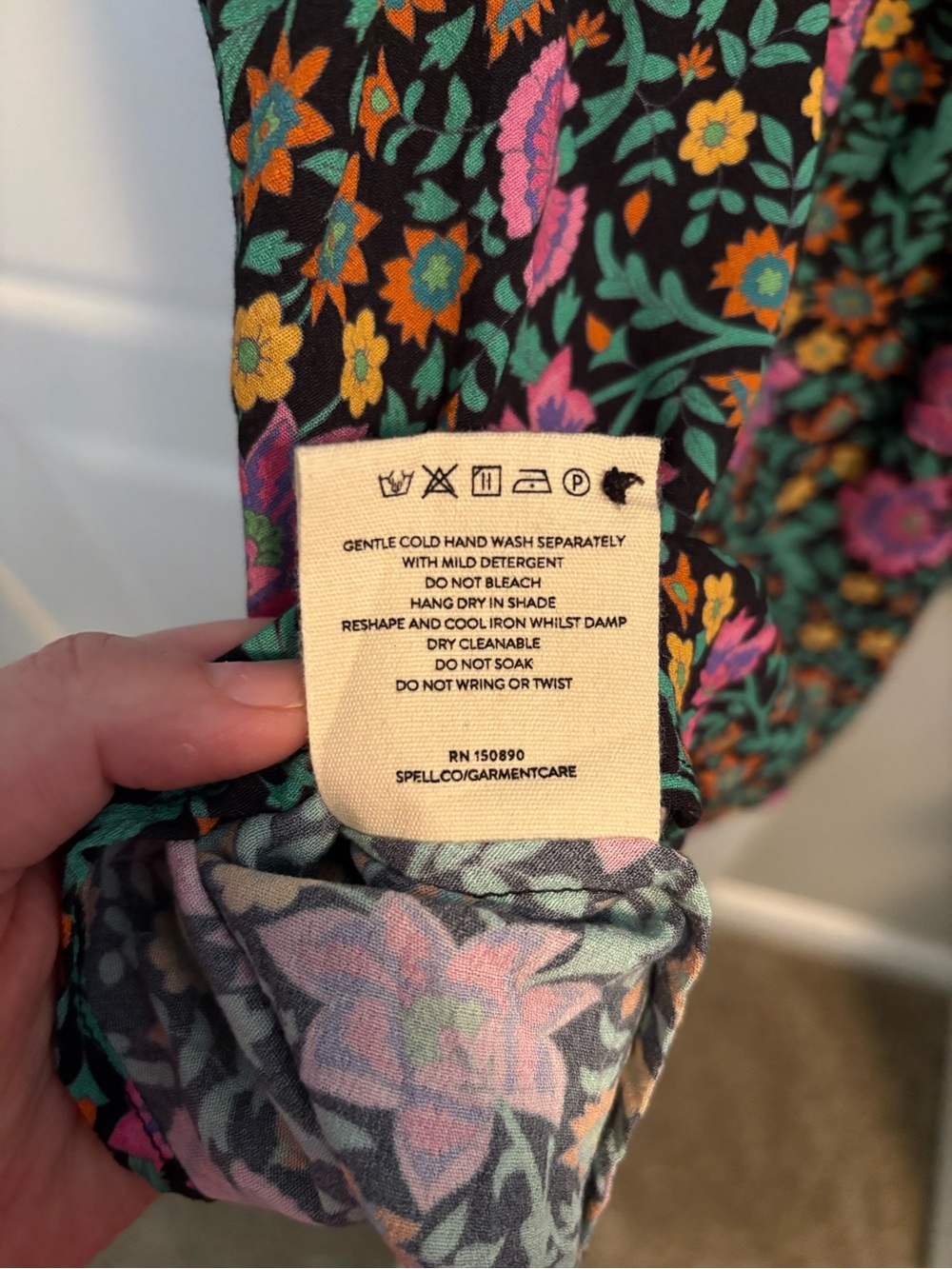 NWT Spell Village Mini Dress in Forest L - Picture 4 of 6